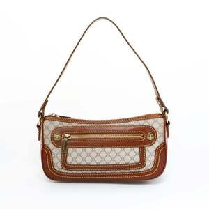 Celine Macadam Canvas Shoulder Bag, Brown, WS23623